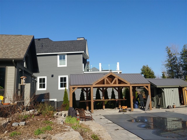 Backyard timber structure