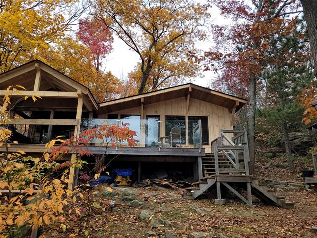 Deck and covered outdoor space