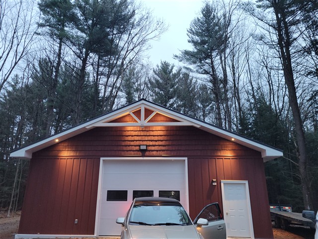 Garage exterior